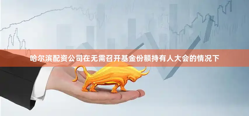 哈尔滨配资公司在无需召开基金份额持有人大会的情况下
